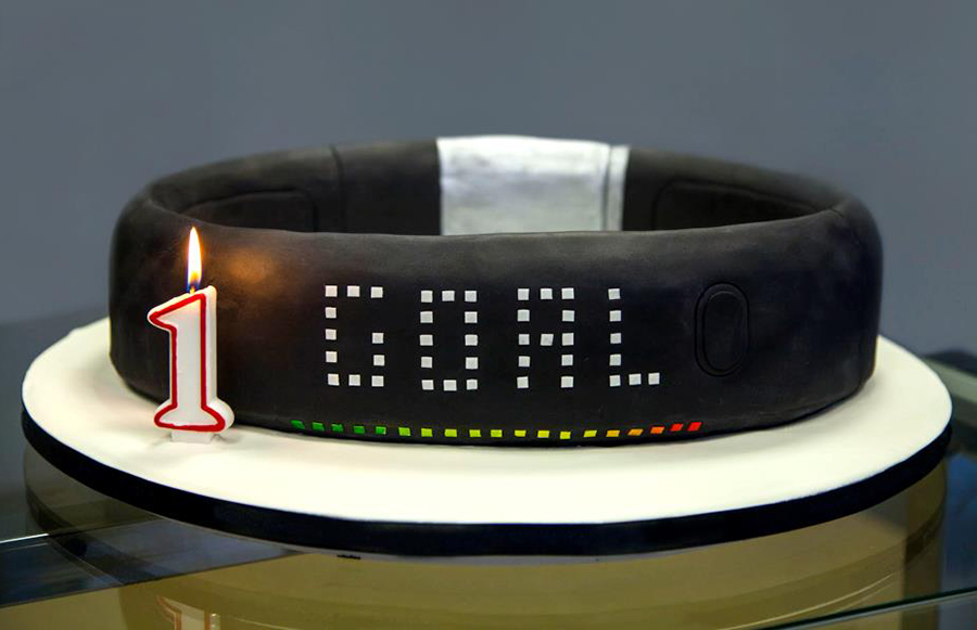 Nike Fuelband Cake