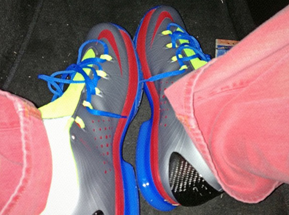 Nike KD V Elite - Silver - Royal - Red - Volt