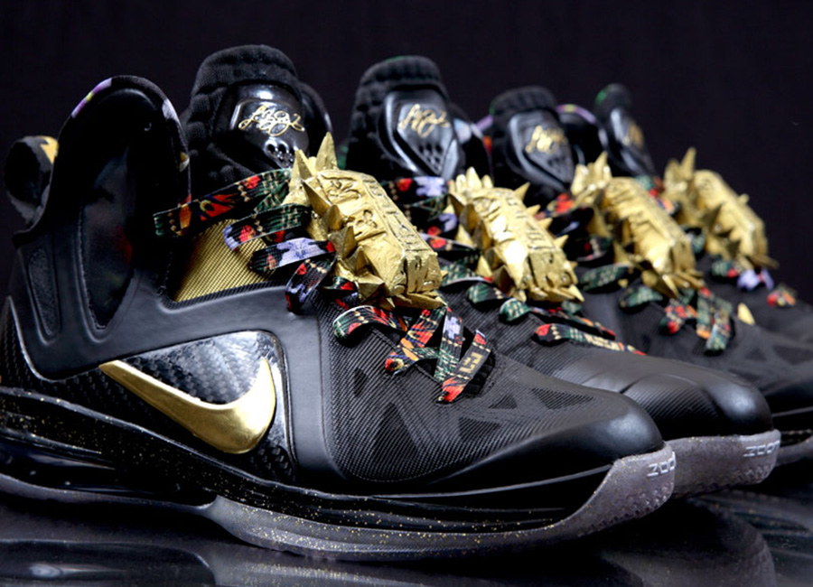 Nike LeBron 9 Elite "Watch The Throne" Customs by SmoothTip