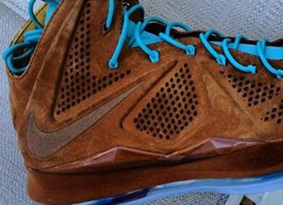 Nike LeBron X "Brown Suede"