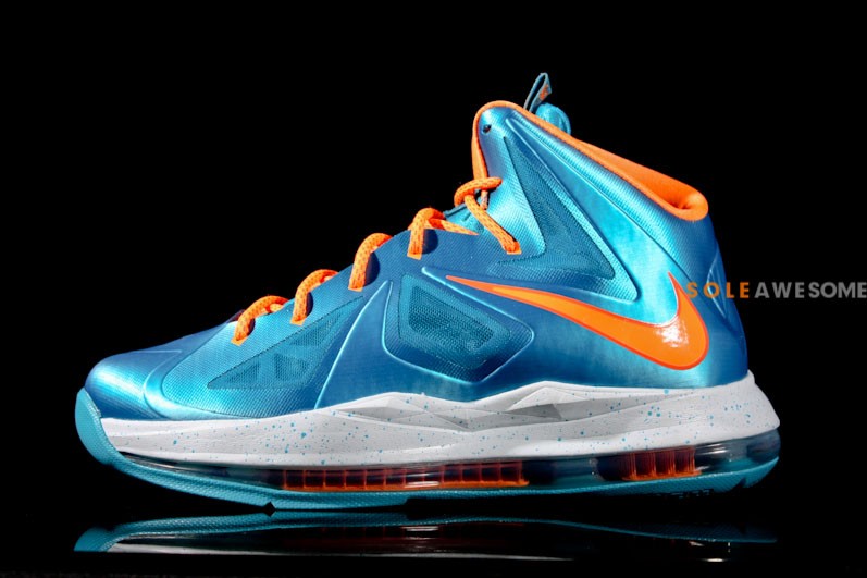 Nike Lebron X Gs Turquoise Bright Citrus Windchill 10