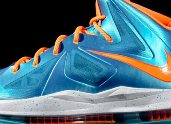 Nike Lebron X Gs Turquoise Bright Citrus Windchill