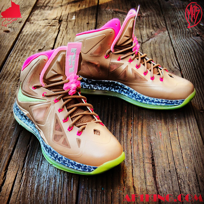 Nike Lebron X Homme Project Net Yeezy Customs 03
