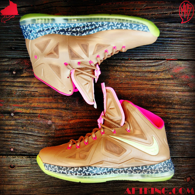 Nike Lebron X Homme Project Net Yeezy Customs 08