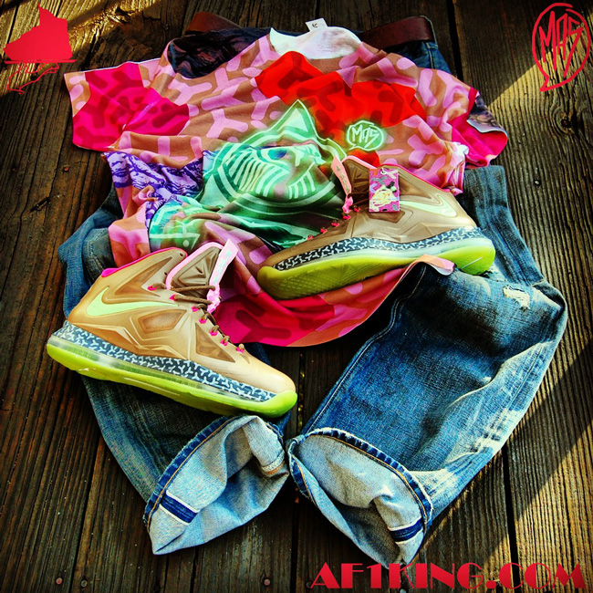 Nike Lebron X Homme Project Net Yeezy Customs 10