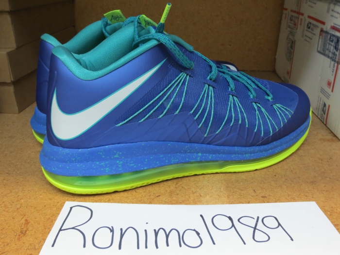 Nike Lebron X Low Treasure Blue Volt 06