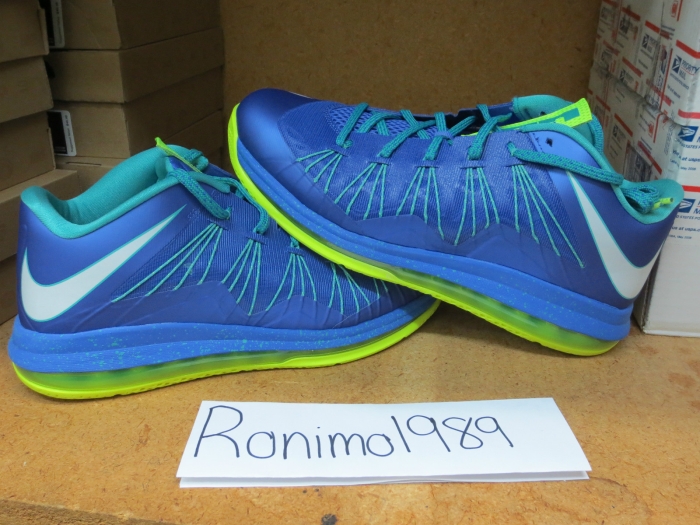 Nike Lebron X Low Treasure Blue Volt 11