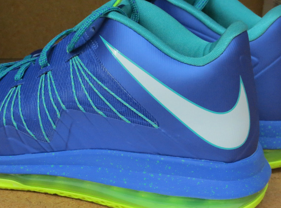 Nike Lebron X Low Treasure Blue Volt