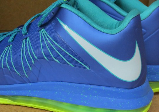 Nike LeBron X Low – Treasure Blue – Volt