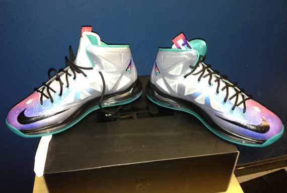 Nike Lebron X Pure Platinum 1