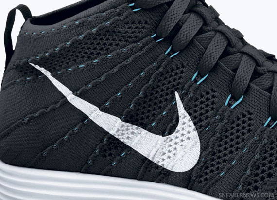 Nike Lunar Flyknit Chukka - Black - White - Neo Turquoise | Available