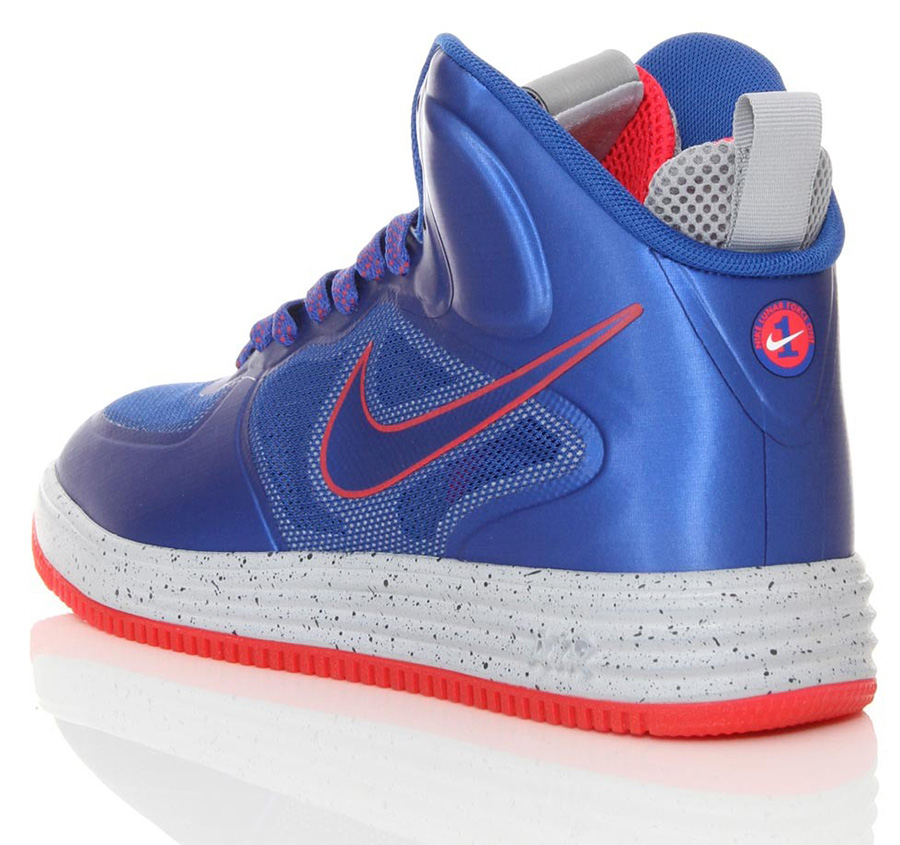 Nike Lunar Force 1 Mid Grey Royal Red 2