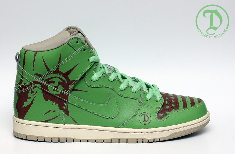 Nike Sb Dunk High Statue Of Liberty Jwdanklefs Customs 02