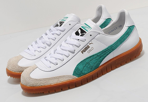 Puma Oslo White Green