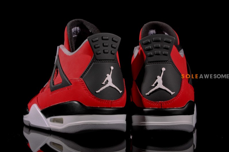 Red Nubuck Air Jordan Iv Retro 004