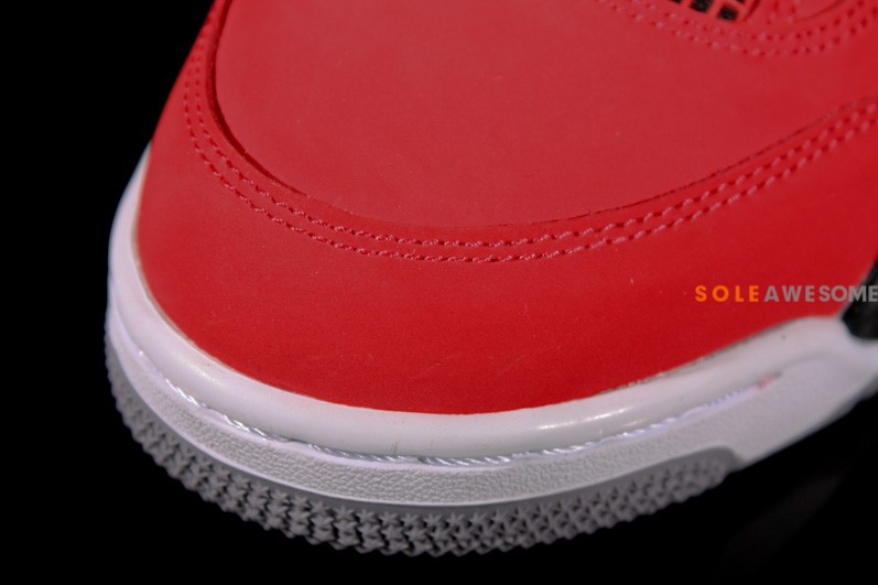 Red Nubuck Air Jordan Iv Retro 005