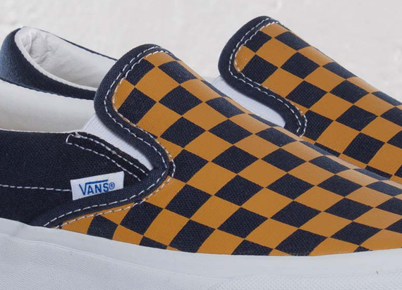 Vans Classic Slip-On - Dress Blue - Checkerboard