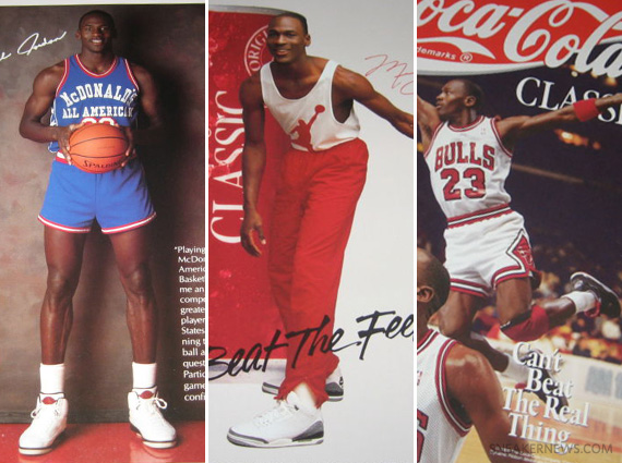 Vintage Michael Jordan Ad Posters 1