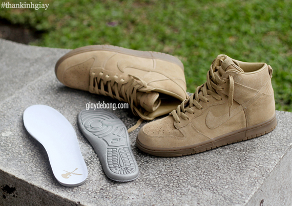 Apc Nike Dunk High Beige 10