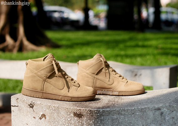 Apc Nike Dunk High Beige 2