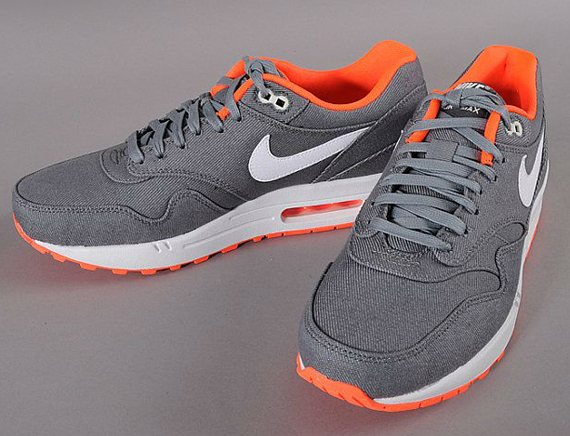 Nike Air Max 1 Prm Grey Crimson 3