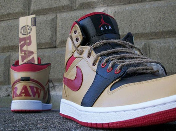 Air Jordan 1 Raw Customs