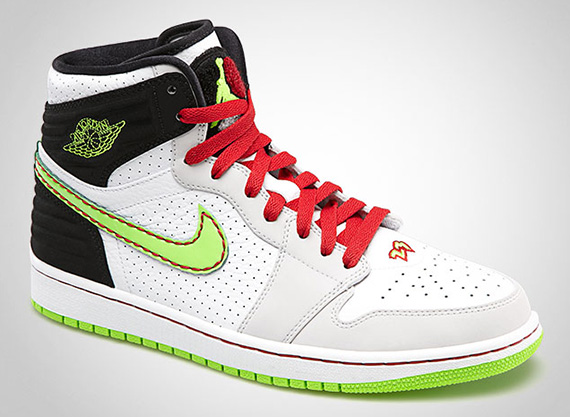 Air Jordan 1 Retro ’93 – White – Electric Green – Black – Neutral Grey – Gym Red