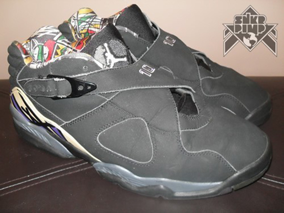 Air Jordan 8 Low Mike Bibby Kings Pe 9