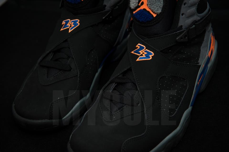 Air Jordan 8 Retro Black Royal Orange 003