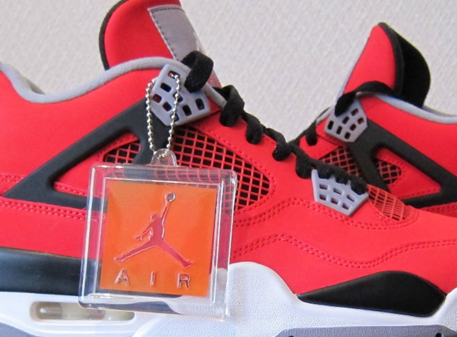 Air Jordan Iv Fire Red Nubuck Sample On Ebay