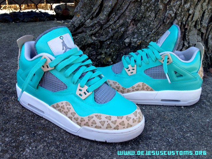 Air Jordan Iv Tiffany Cheetah 011