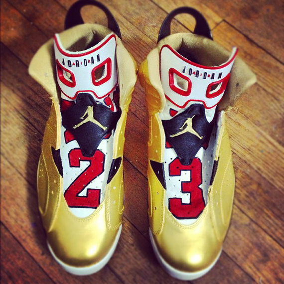 Air Jordan Vi 91 Champ Customs By El Cappy 2