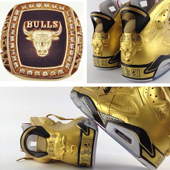 Air Jordan Vi 91 Champ Customs By El Cappy 3