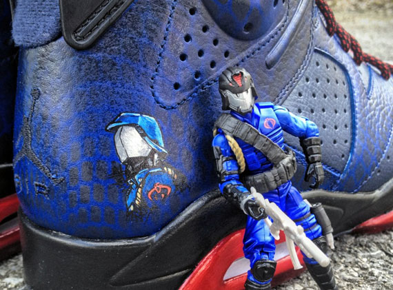 Air Jordan VI "Cobra Commander" Customs by Mache