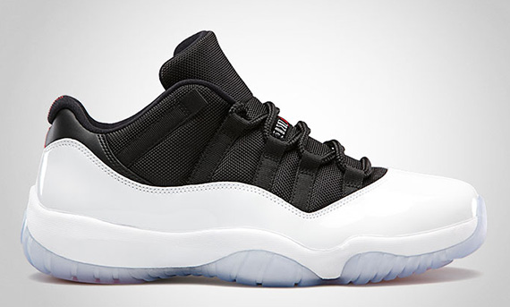 Air Jordan Xi Low White Black True Red Official Images 2