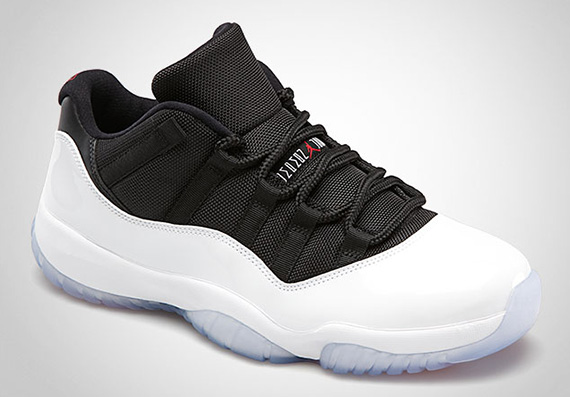 Air Jordan XI Low – White – Black – True Red | Official Images