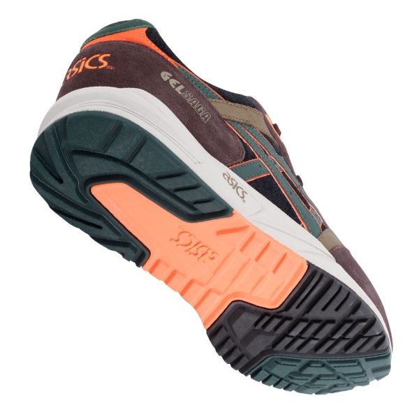 Asics Gel Saga Ii Brown Green Orange 03