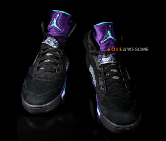 Black Grapes Air Jordan V 1