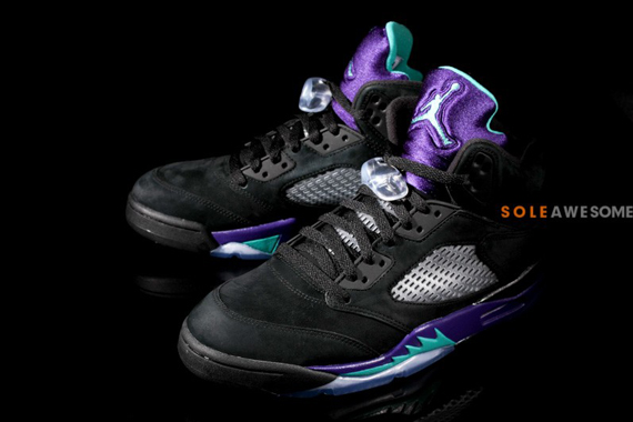 Black Grapes Air Jordan V 3