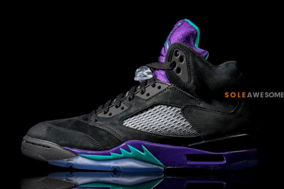 Black Grapes Air Jordan V 5