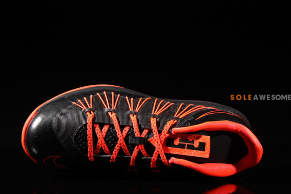 Black Orange Lebron X Low 8