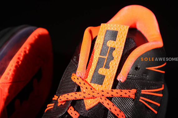 Black Orange Lebron X Low 9