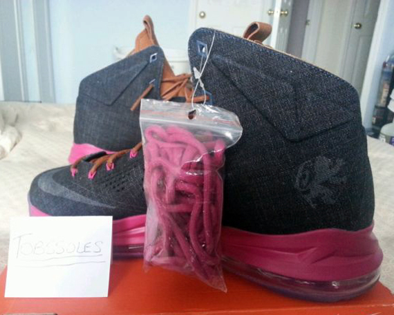 Denim Pink Lebron X Ext 1