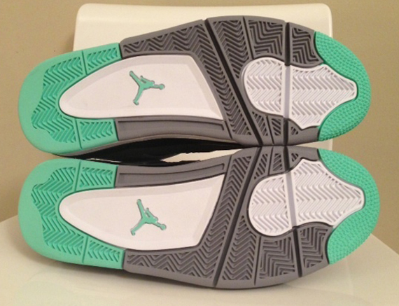 Green Glow Air Jordan Iv 4