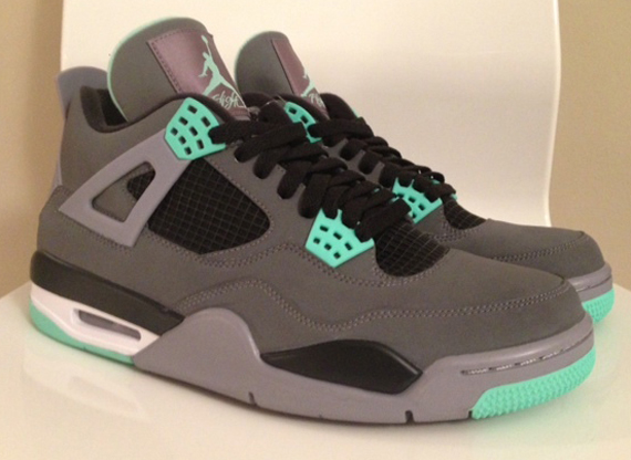 Green Glow Air Jordan Iv 5