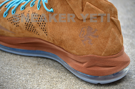 Hazelnut Brown Suede Nike Lebron X Nsw 10