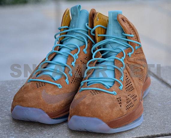 Hazelnut Brown Suede Nike Lebron X Nsw 11