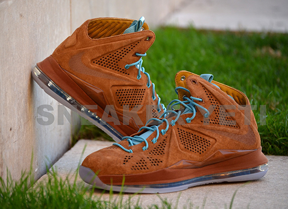 Hazelnut Brown Suede Nike Lebron X Nsw 15