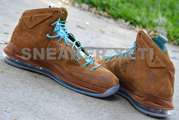 Hazelnut Brown Suede Nike Lebron X Nsw 6