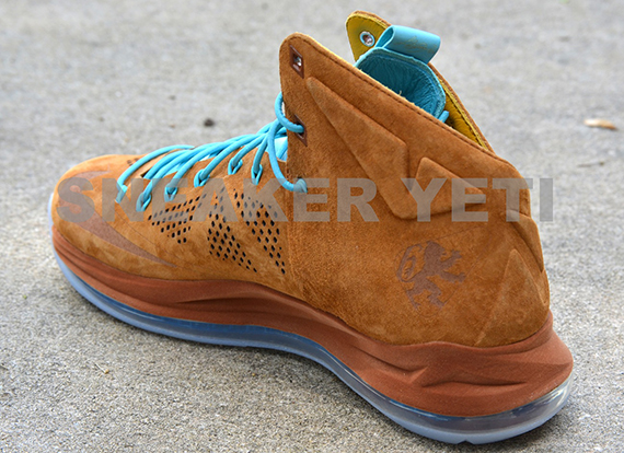 Hazelnut Brown Suede Nike Lebron X Nsw 9